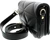 A black quilted handbag with a detachable strap. Produktbild-Vorschau