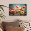 Leinwand Bilder 30x20 cm - Blumen - Aquarell - Kunst - Produktbild-Vorschau 2