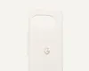 A close-up view of the back of a white Google phone case. Produktbild-Vorschau