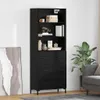 Maison Exclusive - Highboard Schwarz Eichen-Optik 69,5 x 34 Produktbild-Vorschau 1