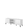 TV stolík 150 cm BERMEJO - biely / lesklý biely Náhľad obrázku produktu 7