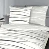 Traumschlaf Biber Bettwäsche Motion schiefer 200x200 cm + Produktbild-Vorschau 1