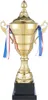 Goldener Pokal mit Deckel - Große Trophäe (36x17cm) - Produktbild-Vorschau 1