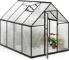 A greenhouse with plants inside, shown from a slightly elevated, diagonal angle. Voir les images du produit
