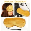 Beheizte Augenmaske – USB-Schlafmaske mit Temperatur- & Produktbild-Vorschau 2