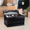 relaxdays Klappbox 60,0 l schwarz 58,5 x 39,5 x 32,5 cm Anteprima dell’immagine prodotto 2