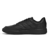 A side view of a black Adidas sneaker against a white background. Produktbild-Vorschau