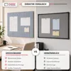 Filz Pinnwand Groove Board schallabsorbierend als Memoboard Produktbild-Vorschau 7