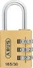 ABUS Zahlenschloß Messing 165 40 mm mit verstellbarem Code Produktbild-Vorschau 5