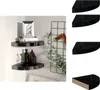 vidaXL Eck-Schweberegale 2 Stk. Hochglanz-Schwarz 25x25x3,8 Produktbild-Vorschau 1