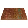 vidaXL Tischplatte 80x70x2,5 cm Rechteckig Altholz Massiv Produktbild-Vorschau 3