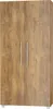 Wandbett Schrankbett TEDDY 90x200 Burgunder Eiche Vertikal Produktbild-Vorschau 4
