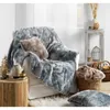 Plaid couverture a poil doux 180 x 220 cm imitation Voir les images du produit 5