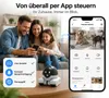 WLAN Überwachungskamera Akku 1080P, Dual-Linse mit 355° Produktbild-Vorschau 3