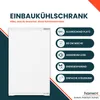homeX CB1291E Einbaukühlschrank ohne Gefrierfach, 88cm Produktbild-Vorschau 2