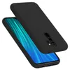 A black phone case is shown on a white background, with the phone inside the case visible. Produktbild-Vorschau