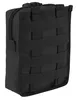 A black tactical pouch with MOLLE webbing. Náhled obrázku produktu