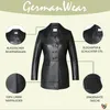 Damen Midi Ledermantel Trenchcoat echtleder Mantel aus Produktbild-Vorschau 7