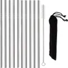 Verk 01443 Pailles en acier inoxydable 10 pièces droites + Voir les images du produit 1