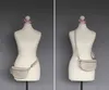 Sac à bandoulière en cuir véritable pour femmes, beige Voir les images du produit 7