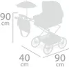 De Cuevas Toys Vintage Umbrella Reborn Auto Grau  Kinder Produktbild-Vorschau 9
