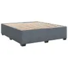 Boxspringbett mit Matratze Dunkelgrau 200x200 cm Samt Produktbild-Vorschau 10