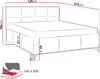 Manželská postel s úložným prostorem 160x200 TERCEIRA - Náhled obrázku produktu 12