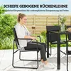 Outsunny tuinmeubelset, zithoek, 150x80 cm, met glazen Productafbeelding-voorbeeld 5