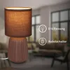 Briloner Nachttischlampe Keramikfuß Ø13x27 cm E14 Fassung Produktbild-Vorschau 2