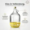 lilawelt24 6 x 5L Glasballon (Gallone) mit Schutzkorb, Produktbild-Vorschau 3