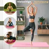RE:SPORT Yogamatte Rosa 183x61cm Fitnessmatte Produktbild-Vorschau 5