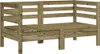 Divani da giardino angolari 2 pz. Legno di pino impregnato Anteprima dell’immagine prodotto 1