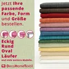 DecoHomeTextil Leinen Optik Tischdecke Hellgrün Oval 160 x Produktbild-Vorschau 3