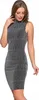 Damen Cocktailkleid MIDI mit Glanz, tailliert, elegant Produktbild-Vorschau 6