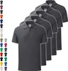 5er Pack Fruit of the Loom Iconic Polo, Farbe:deep navy, Produktbild-Vorschau 1