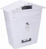Klasická ocelová poštovní schránka bílá Náhled obrázku produktu 6