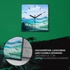 Coloray Uhr auf Leinwand 30x30 cm Wand Uhr Dekoration Produktbild-Vorschau 5