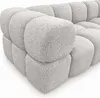 Ecksofa Designersofa BLANCHE in Stoff Bluvel Schwarz Produktbild-Vorschau 4