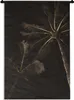 MuchoWow® Wandteppich Wandbehang Palme - Gold - Schwarz Produktbild-Vorschau 1