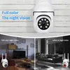 A collage showing a smart security camera and its night vision capabilities in different settings. Podgląd zdjęcia produktu