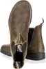 A pair of brown leather boots on a white background. Anteprima dell’immagine prodotto