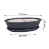 Bol à bonsaï en céramique avec soucoupe 32 cm Pot à bonsaï Voir les images du produit 2