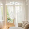 2-pack bambulky průsvitné záclony do obývacího pokoje voile Náhled obrázku produktu 6