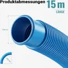 Wiltec Poolschlauch 15 m ⌀32 mm, Schwimmbadschlauch mit Produktbild-Vorschau 4