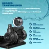 MONZANA® Sandfilteranlage Pool Selbstansaugend 10.200L/h Produktbild-Vorschau 3