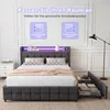 OYAJIA Polsterbett 140x200cm mit USB und Produktbild-Vorschau 8