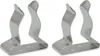 2er Set Bootshakenhalter 25 - 32mm, rostfrei, 2 Bohrlöcher, Produktbild-Vorschau 1