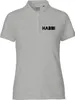 Huuraa Damen Polo Shirt Habibi Schatz Freund S Sport Grey Produktbild-Vorschau 1