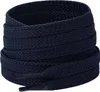 Breite flache Sneaker Schnürsenkel - 10mm - Blau Navy - 140 cm