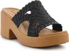 Crocs Brooklyn Woven Slide Absatz 209979-001 Schwarz EU Produktbild-Vorschau 1